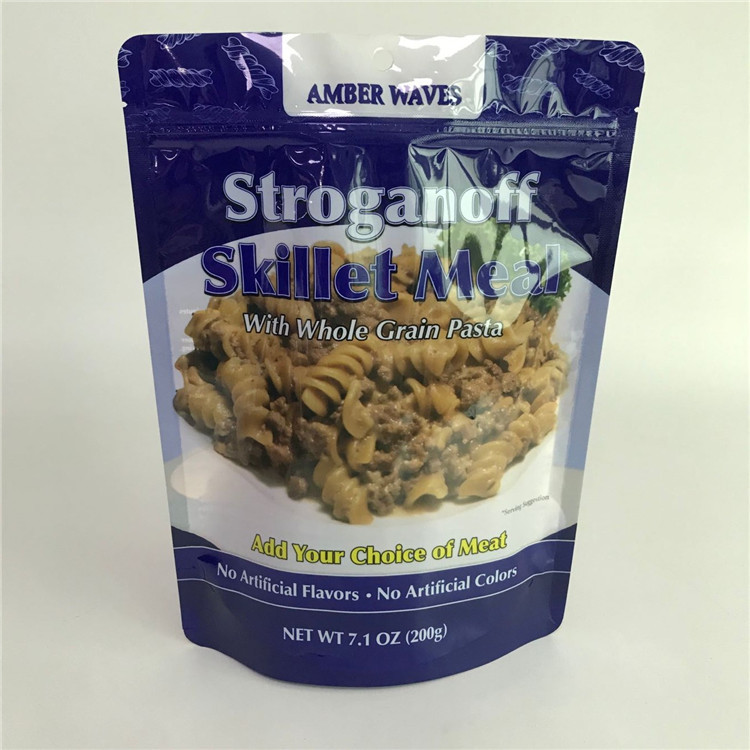 हॉट सेल ग्लॉसी स्नैक पैकेजिंग के लिए विंडो मायलारप्लास्टिक बैग के साथ पैकेजिंग बैग खड़े करें