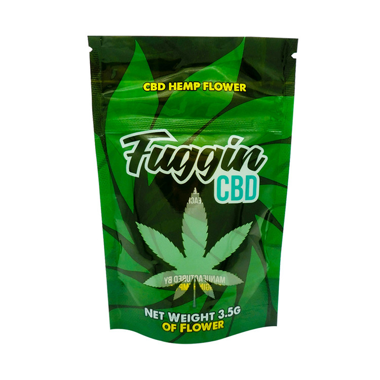 गंध प्रूफ गांजा फूल सीबीडी एडिबल्स कुकीज़ बाल प्रतिरोधी सीआर एक्जिट ज़िपलॉक मायलर पाउच बैग