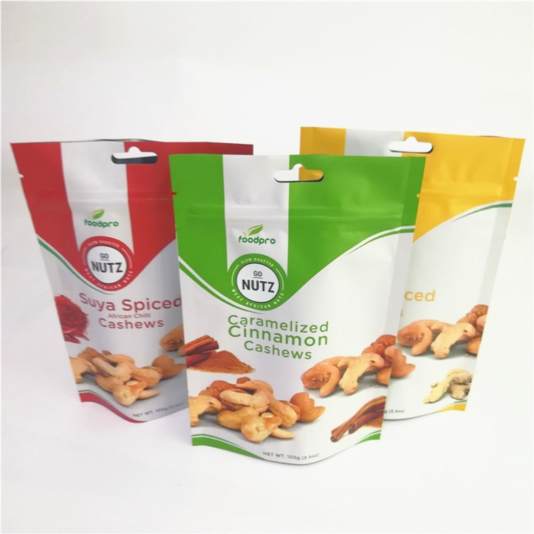 मैट एल्यूमीनियम पन्नी कस्टम स्वीकार किए जाते हैं जिपर के साथ पाउच खड़े हो जाओ