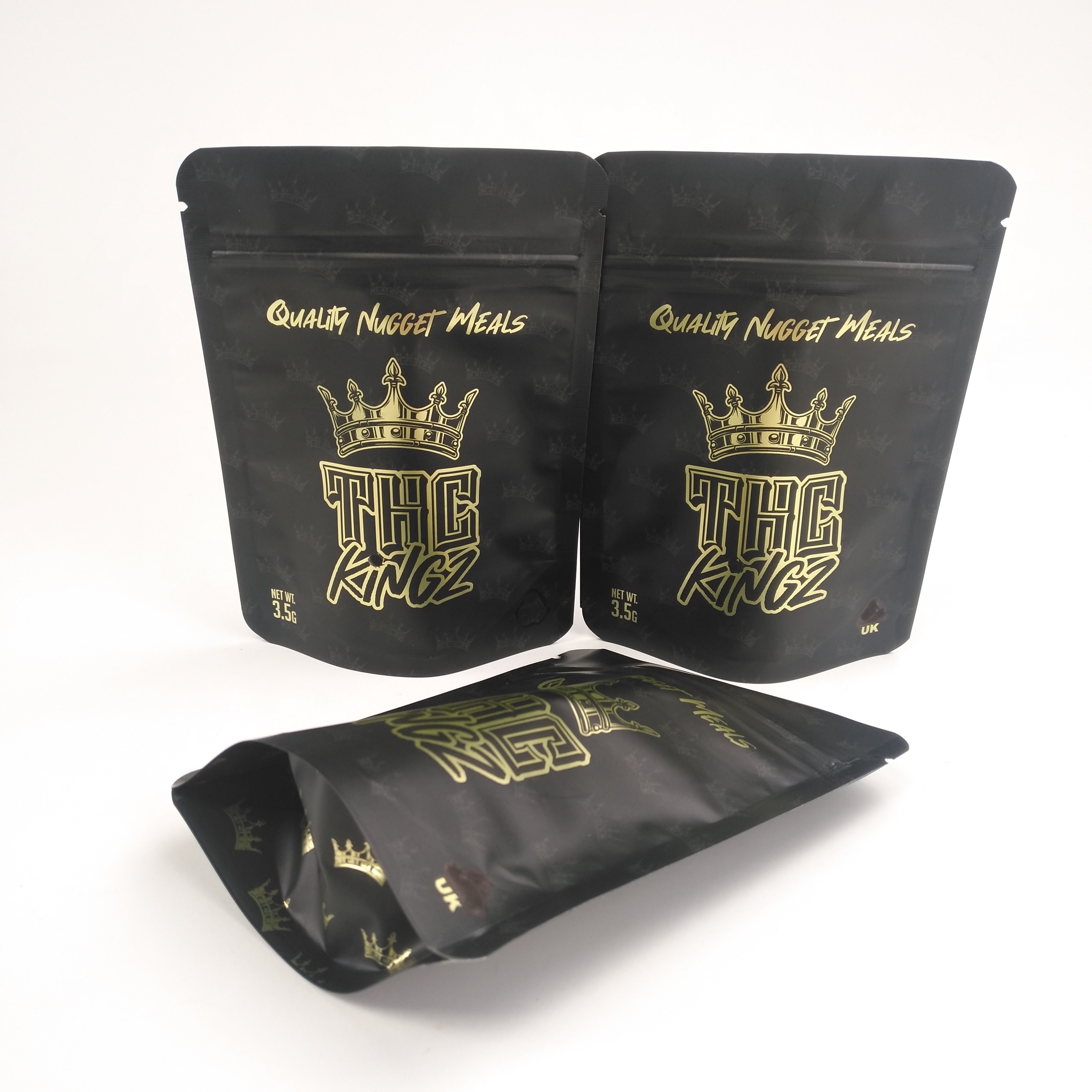 डिजिटल प्रिंटिंग स्मेल प्रूफ 3.5 जी ड्राई फ्लावर कैनबिस पैकेजिंग मायलर पन्नी बैग सॉफ्ट टच फिल्म बैग