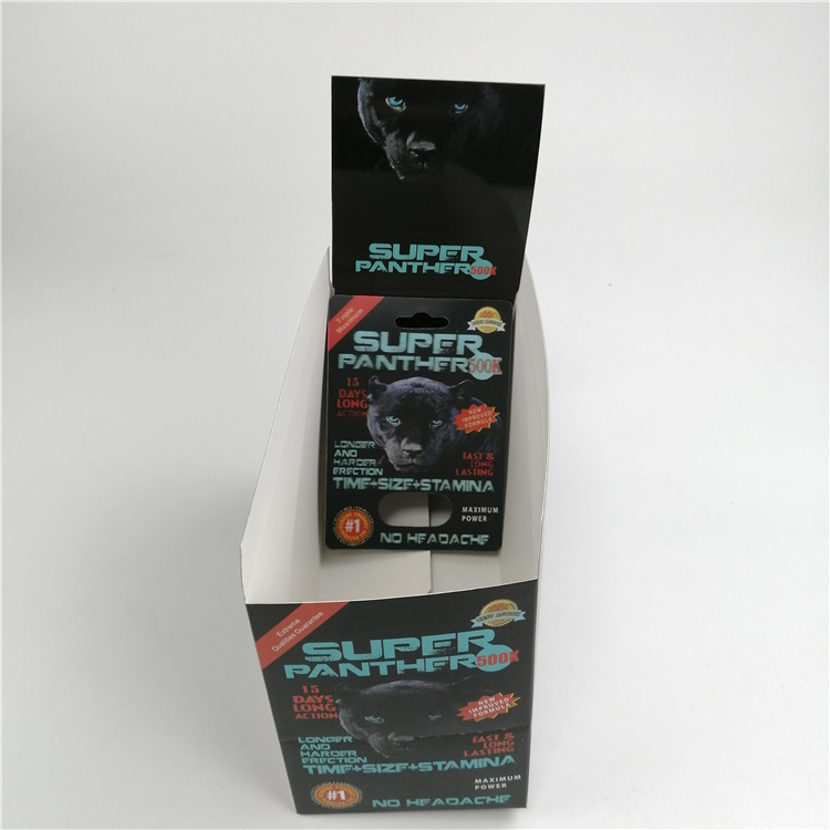 पुरुष संवर्धन गोलियां राइनो 3 डी सेक्स गोली पैकेजिंग ब्लिस्टर कार्ड 600k 700k लेंटिकुलर कार्ड