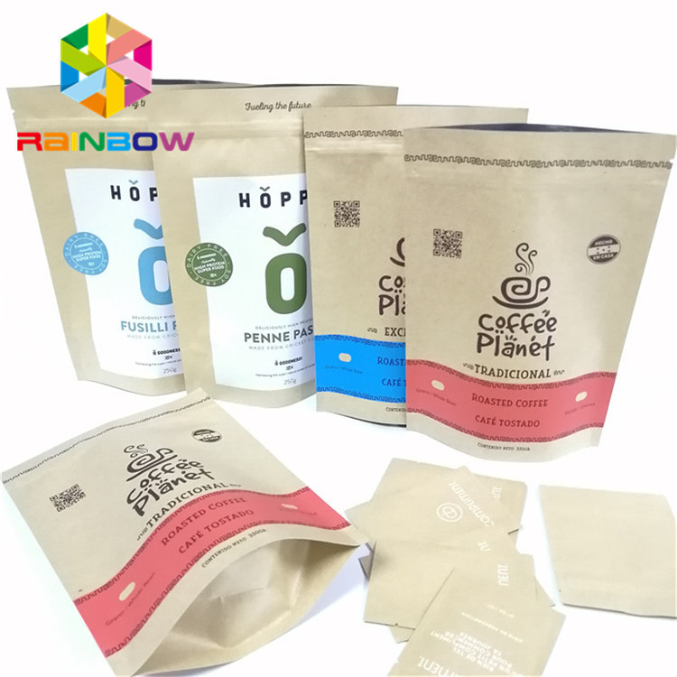 जिपर के साथ VMPET Mylar Foil पेपर बैग CYMK Gravnre प्रिंटिंग