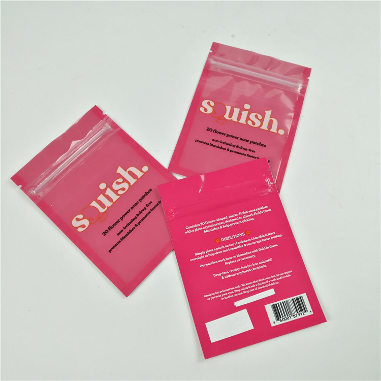 मिनी मात्रा स्पष्ट सामने दंत सोता लटका छेद प्लास्टिक बैग एल्यूमीनियम पन्नी डिजिटल प्रिंट ज़िप ताला बैग पैकेजिंग