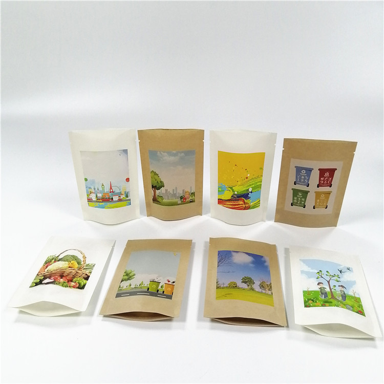 एमओपीपी 100 माइक्रोन बायोडिग्रेडेबल स्मेल प्रूफ मायलर पाउच