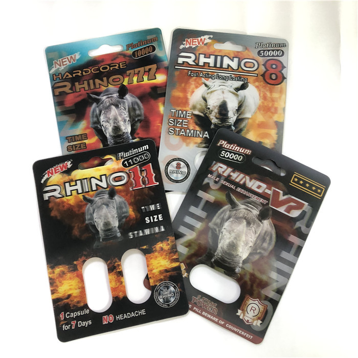 89x127 मिमी मैग्नम 24K 3 डी ब्लिस्टर कार्ड यौन वृद्धि की गोलियों के लिए