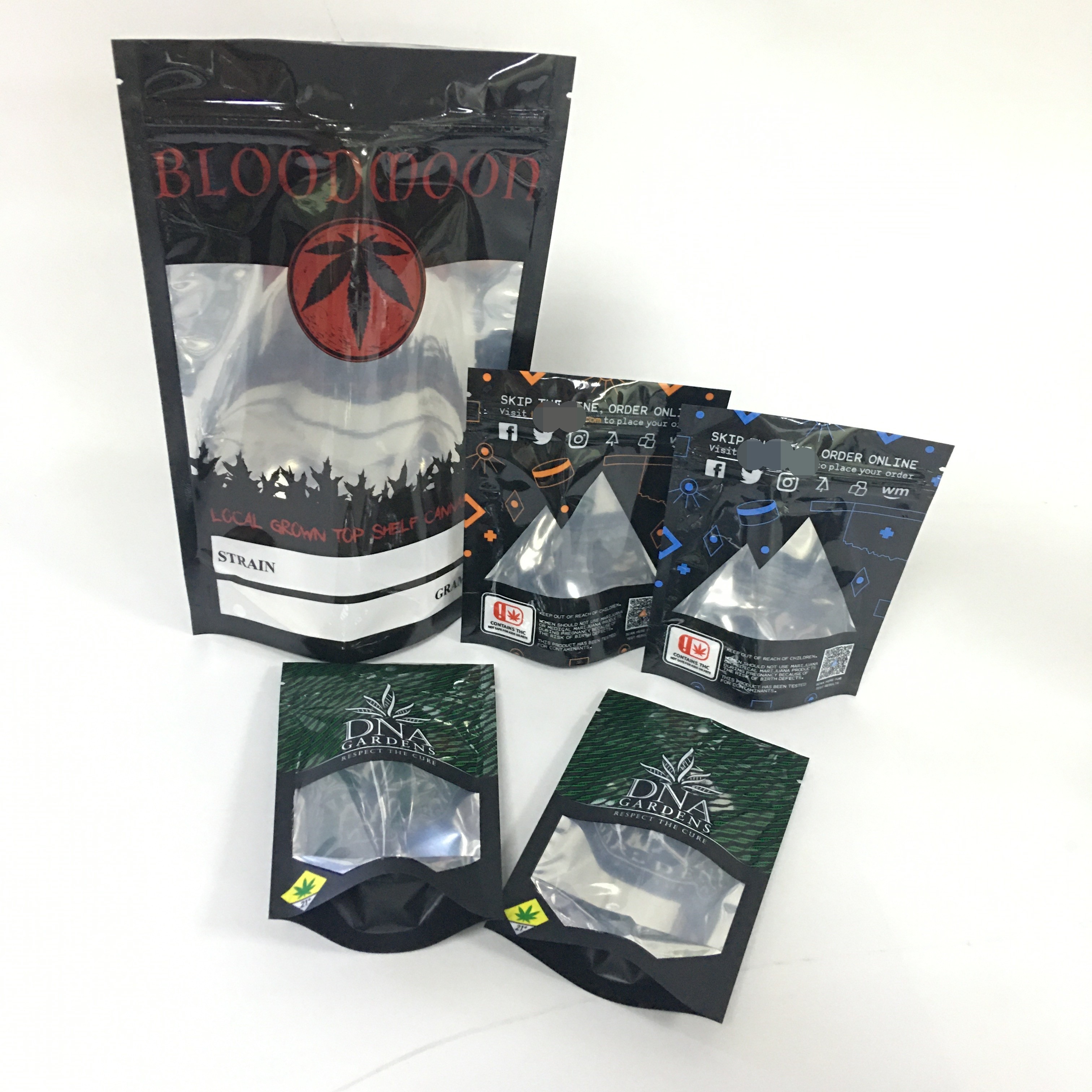 पाउडर सीएमवाईके 120 माइक्रोन पुन: प्रयोज्य एल्यूमीनियम पन्नी पाउच सीबीडी गमी