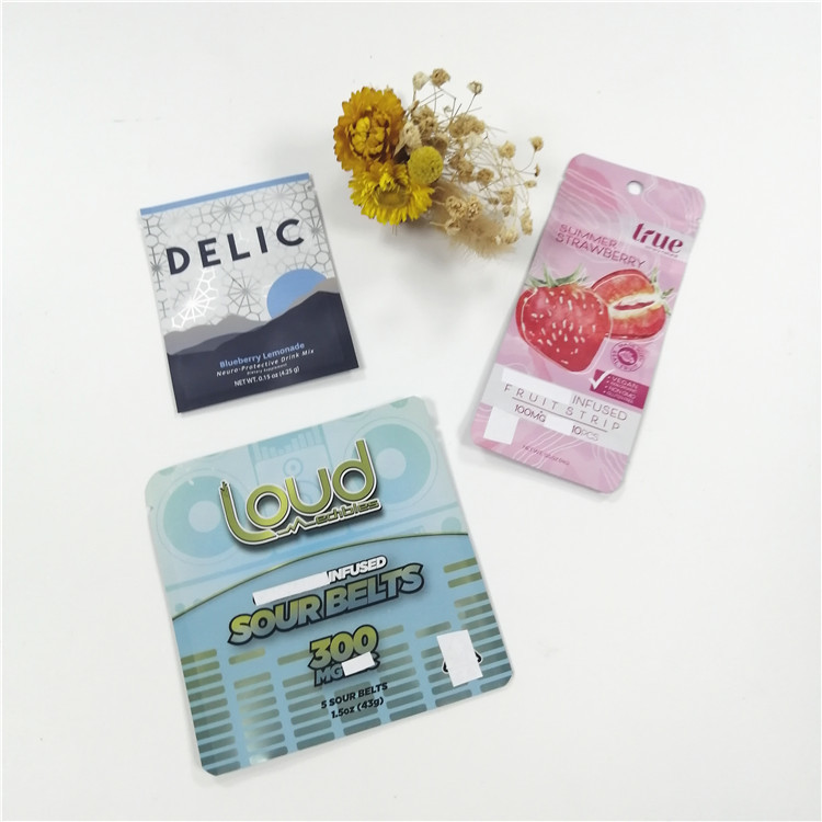 3.5g CB TH 100mircon CMYK धातु मुद्रण पैकेजिंग बैग