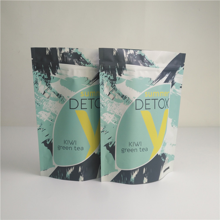 कॉफी ग्रीन टी बैग्स पैकेजिंग रेसेबलेबल इको फ्रेंडली मॉइस्चर प्रूफ फूड स्नैक बैग्स खड़े करें
