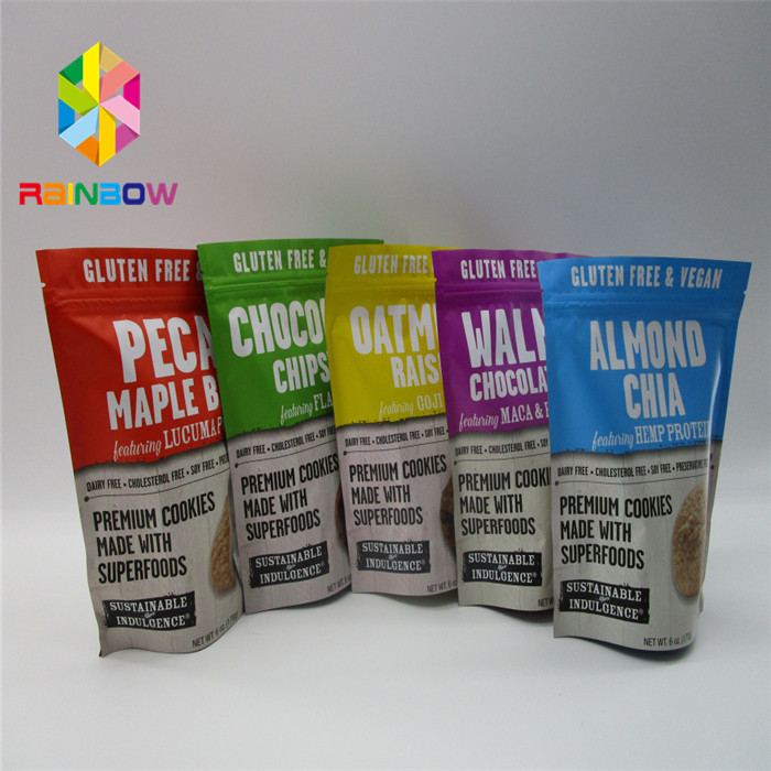 प्लास्टिक Mylar एल्युमिनियम फॉयल जिपलॉक बैग्स प्रिंटेड फूड ग्रेड