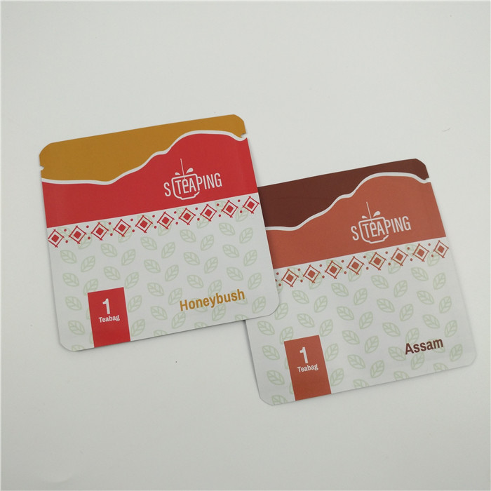 पन्नी प्लास्टिक चाय Recyclable पाउच पैकेजिंग काले हरे स्वनिर्धारित लोगो
