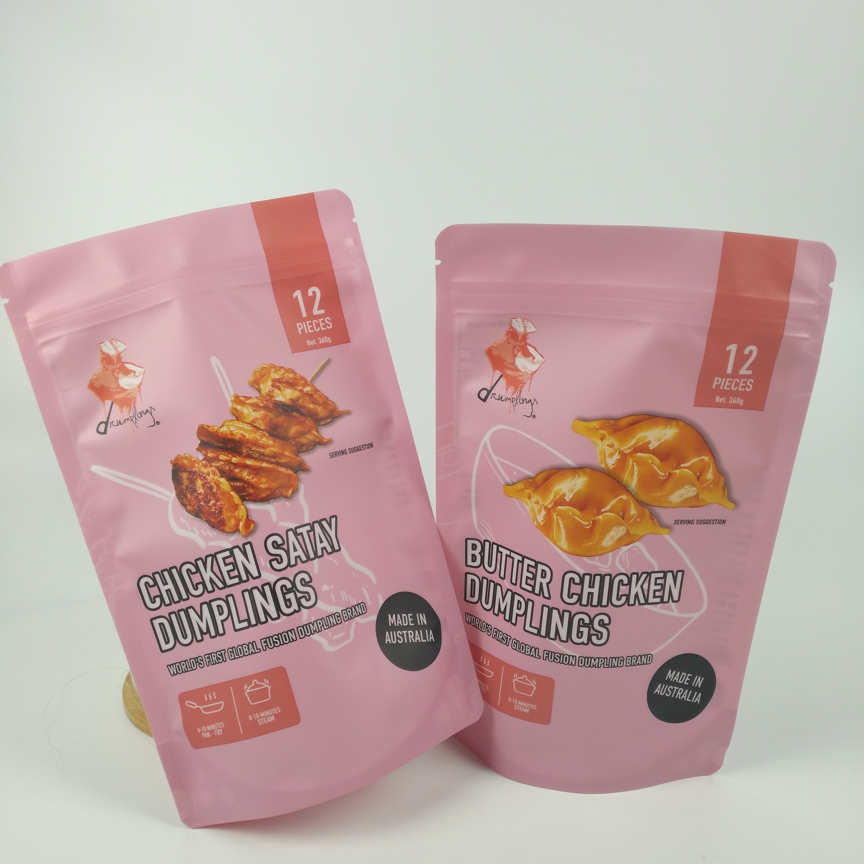 कॉफी मैट जिपर कस्टम मुद्रित बैरियर बैग स्व स्थायी टुकड़े टुकड़े में