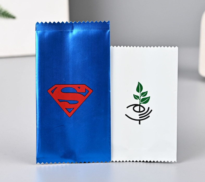 बिस्किट कैंडी प्लास्टिक वापस सील पन्नी बैग कस्टम मुद्रित गंध सबूत