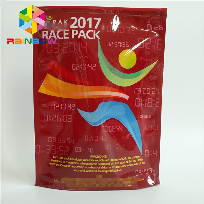 खाद्य ग्रेड एल्यूमीनियम पन्नी प्लास्टिक Mylar Standy जिपर पाउच अनुकूलित मुद्रित