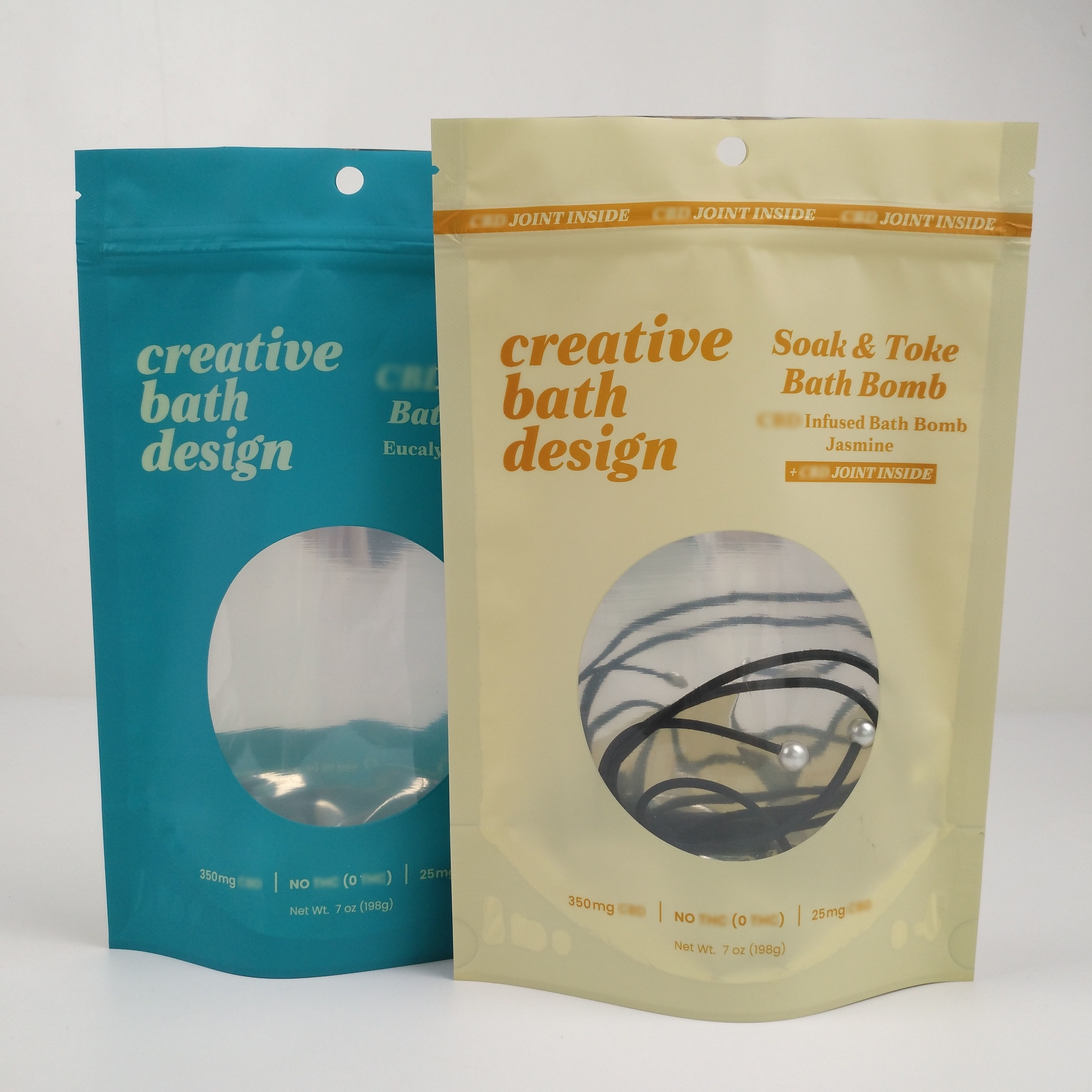 स्पष्ट खिड़की मैट Mylar एल्यूमीनियम पन्नी ज़िप ताला पाउच स्थायी