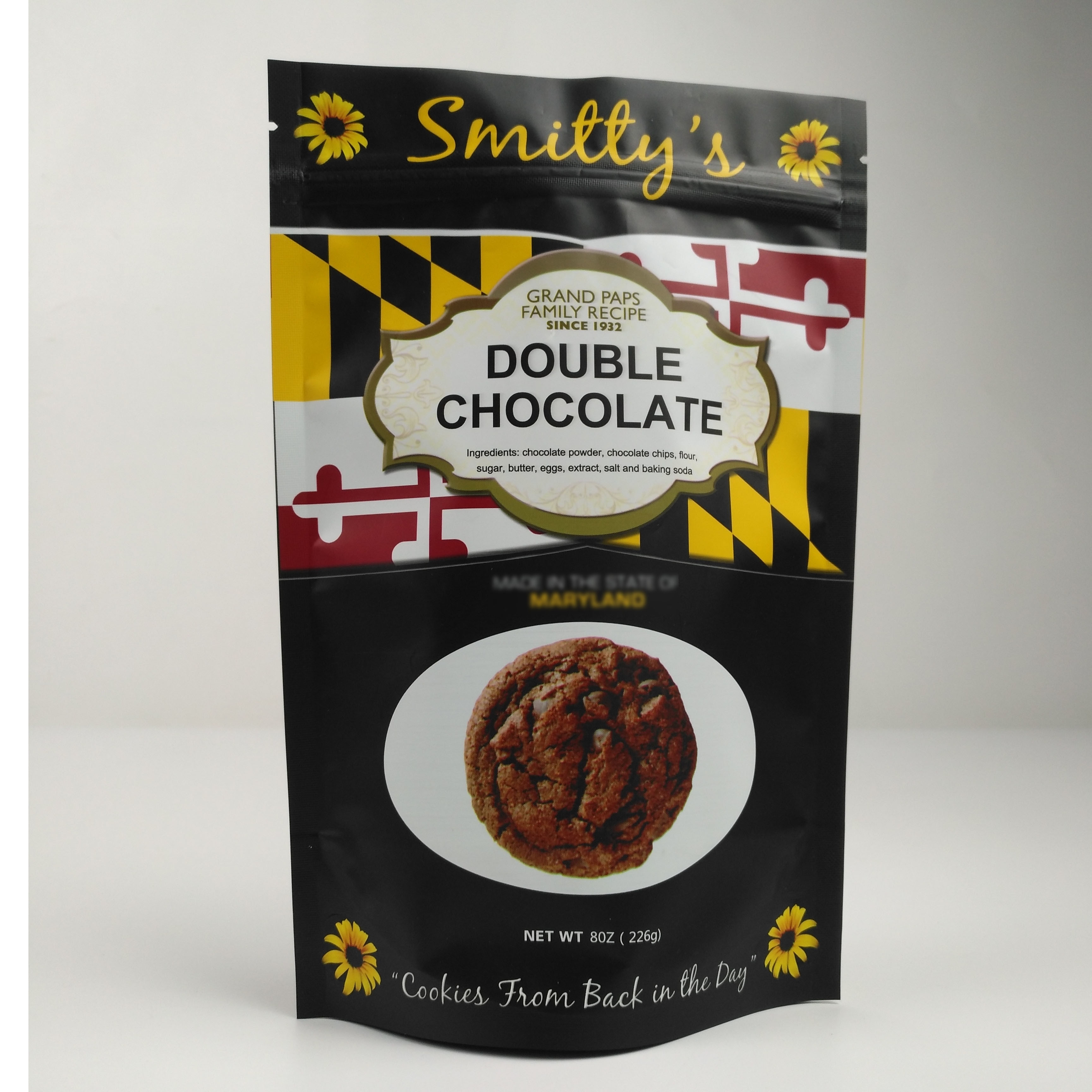 नट्स फूड के लिए इको फ्रेंडली मैट एल्युमिनियम फॉयल जिपलॉक बैग्स स्टैंड