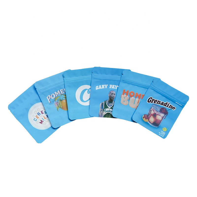 ज़िप ताला खरपतवार कुकी पैकेजिंग Mylar बैग हनी टिप हनी खाद्य पैकेजिंग बैग