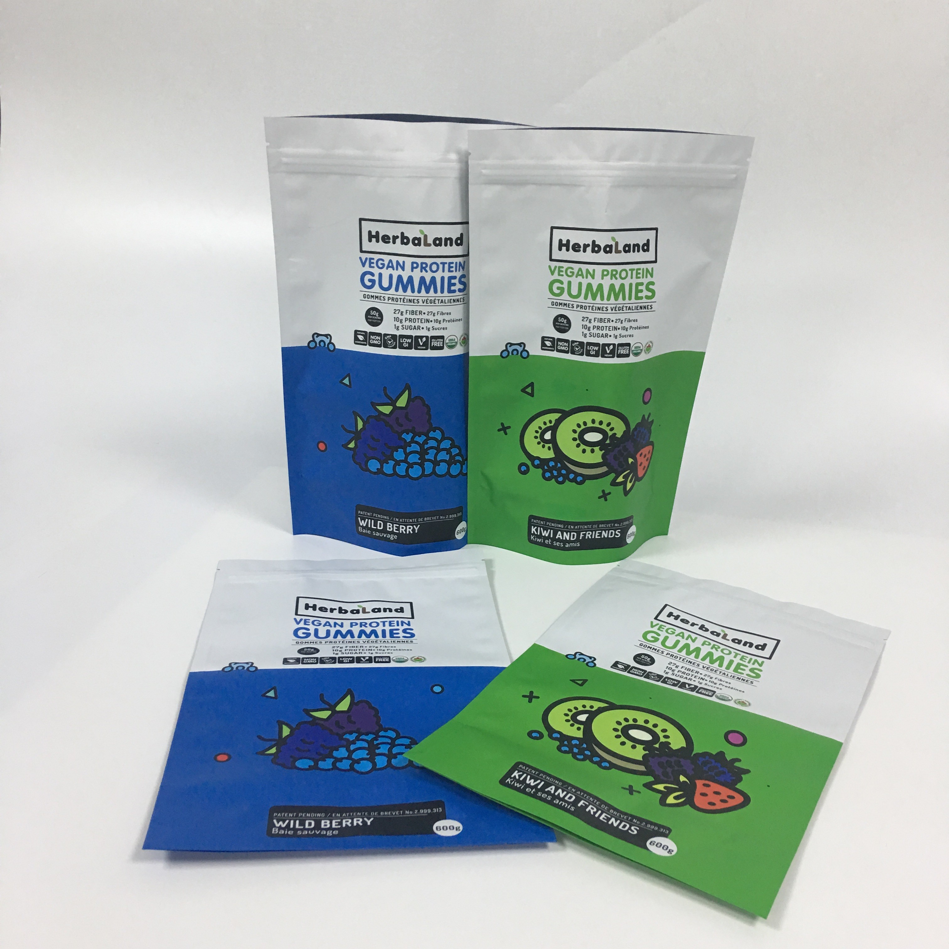 थोक मैट गंध सबूत एल्यूमीनियम पन्नी पैकेजिंग पाउच एडिबल Mylar प्लास्टिक बैग खड़े हो जाओ