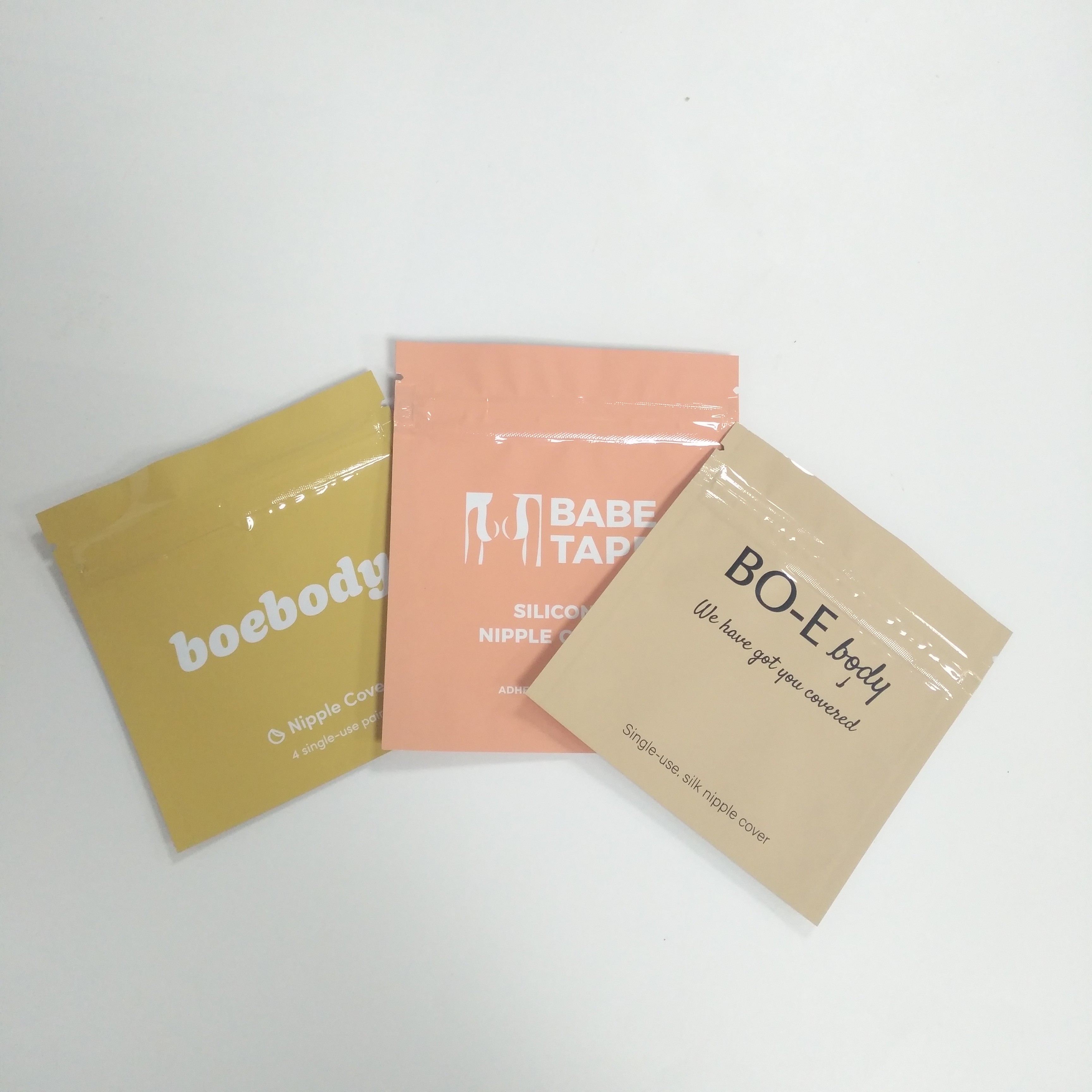 फूड ग्रेड वीएमपीईटी मायलर थ्री साइड सील बैग एसजीएस ग्लॉसी सरफेस