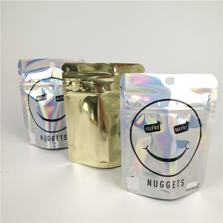 Zipock 300g Resealable एल्यूमीनियम पन्नी Mylar बैग खाद्य खाद्य पैकेजिंगlar