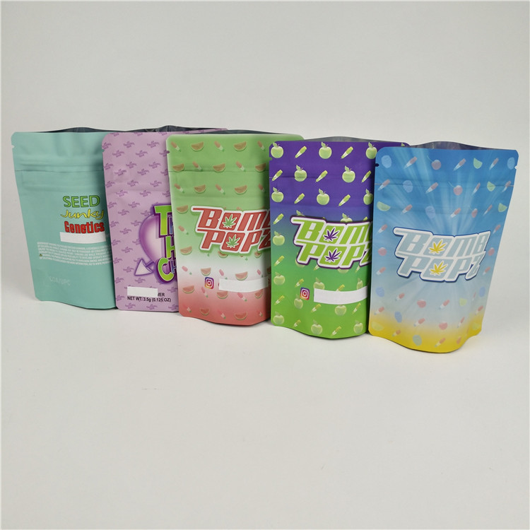 पीएमएस गंध सबूत खरपतवार माइलर बैग पन्नी टुकड़े टुकड़े में सीबीडी ज़िपलॉक बैग Bag