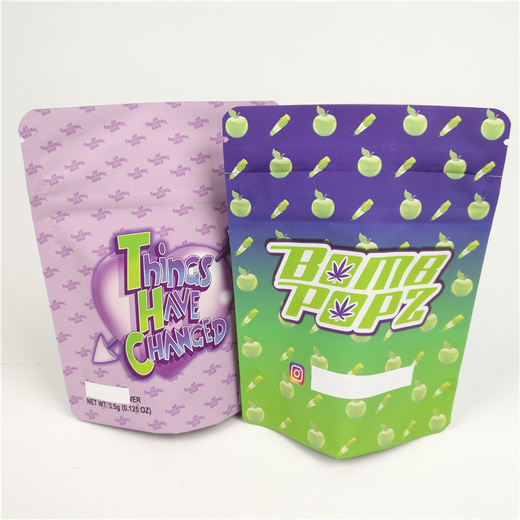 टुकड़े टुकड़े में सामग्री Mylar बैग हर्बल धूप पैकेजिंग प्लास्टिक कवर VMPET