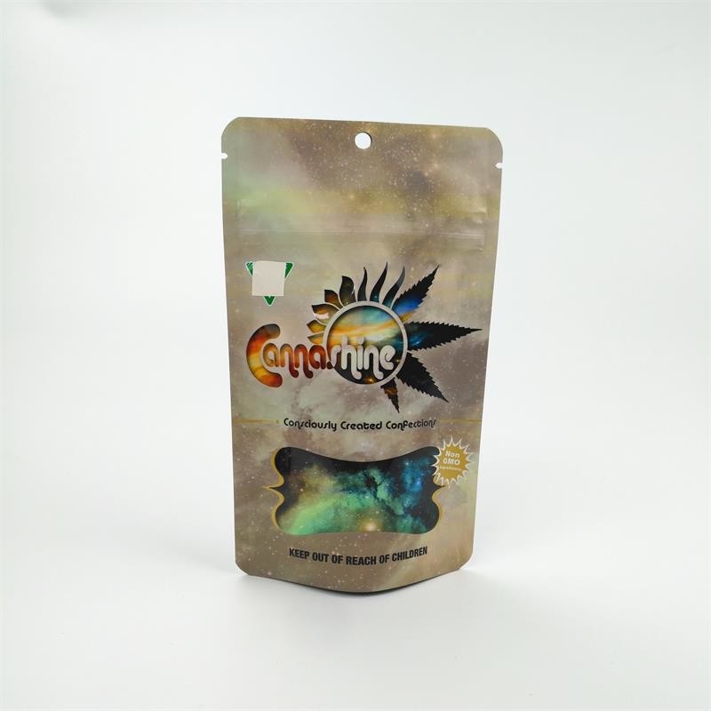 कुकीज़ के लिए गंध प्रूफ 3.5 जी रीसेबल माइलर बैग वीएमपीईटी