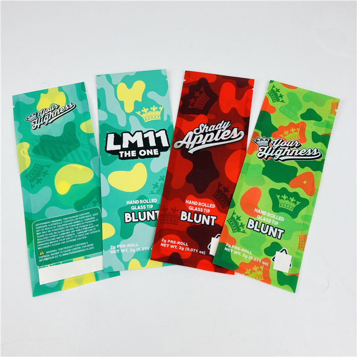 Vmpet PA 1.5C Mylar Foil Tobacco पाउच AL 0.7C वुड्स ब्लंट रैप्स बैग