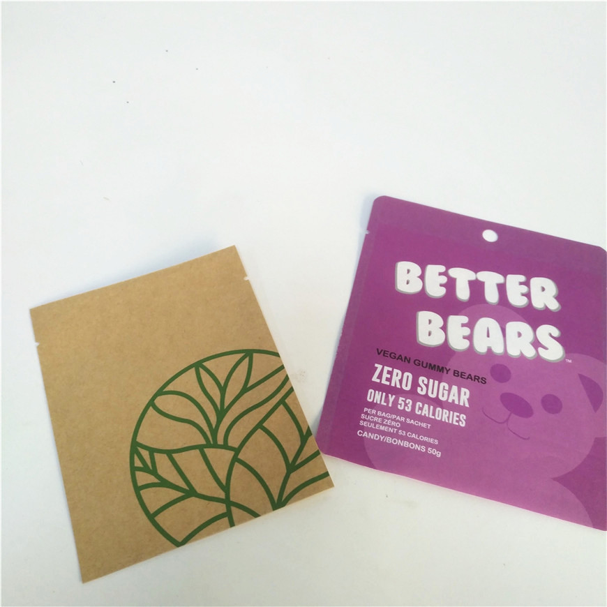 कुकी कैंडी के लिए VMPET 1.2C NY 1.5C फ्लैट स्नैक पैकेजिंग बैग Cmyk