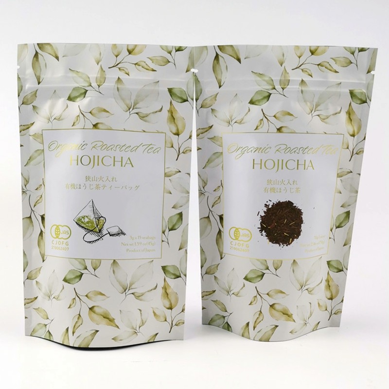 VMPET FDA Cmyk मैट एल्युमिनियम फॉयल पाउच 150mic Matcha चाय पाउडर: