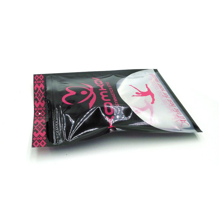 कपड़ों के लिए 240mic सीएमवाईके एमओपीपी ऑप बैग गारमेंट जिपर फ्रॉस्टेड वीएमपीईटी: