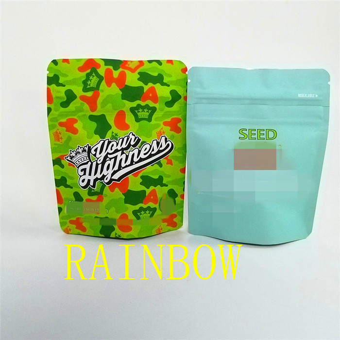 कस्टम डिजिटल मुद्रित 1/8 ऑउंस 1oz कोमल स्पर्श सामग्री कैंडी/कुकी/बीज पैकेजिंग एल्यूमीनियम पन्नी mylar बैग पाउच