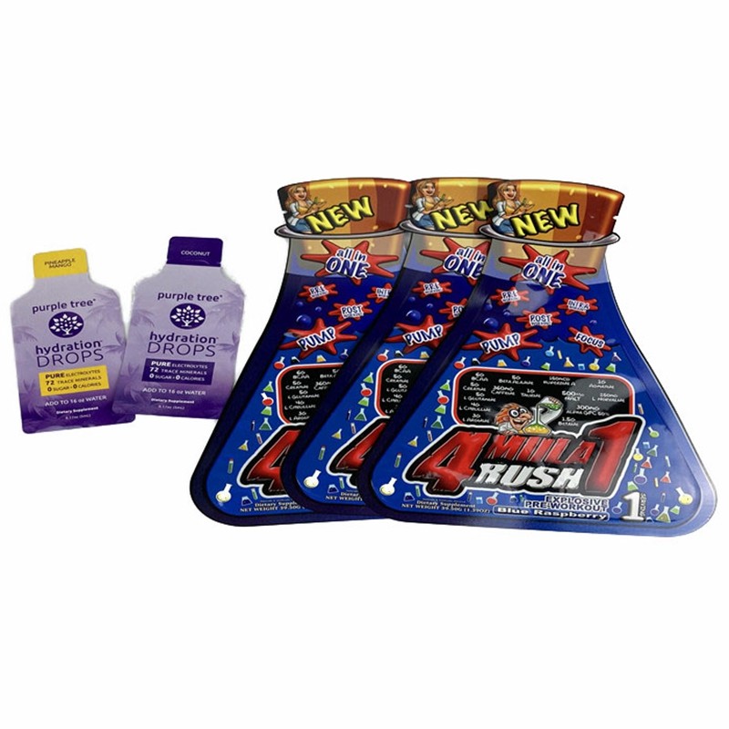 डिजिटल प्रिंटिंग कस्टम आकार छोटे प्लास्टिक फ्लैट बैग सीबीडी चिपचिपा कैंडी स्नैक पाउच मूंगफली का मक्खन पाउच