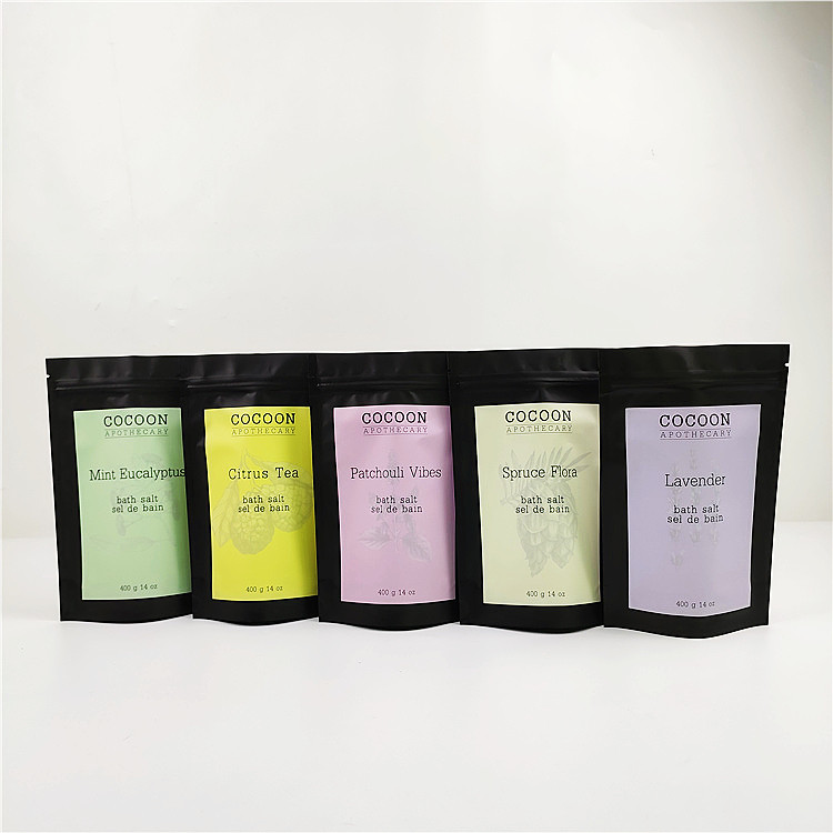 Mopp 180mic Ziplock स्नैक बैग पैकेजिंग 1-50kg Vmpet Gravure प्लास्टिक जिपर पाउच