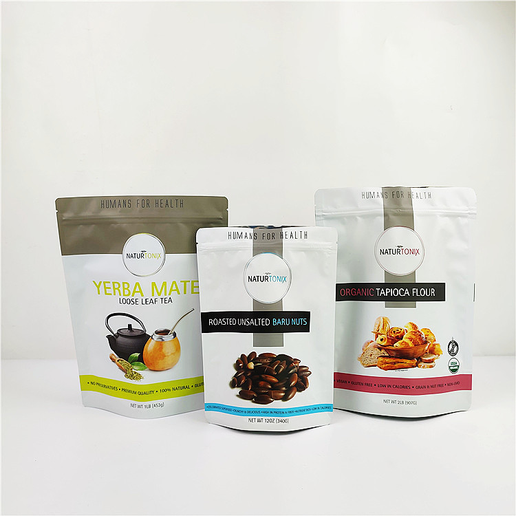 फूड ग्रेड 120mic एल्युमिनियम फॉयल प्लास्टिक पाउच एसजीएस सीएमवाईके ग्रेव्योर प्रिंटिंग: