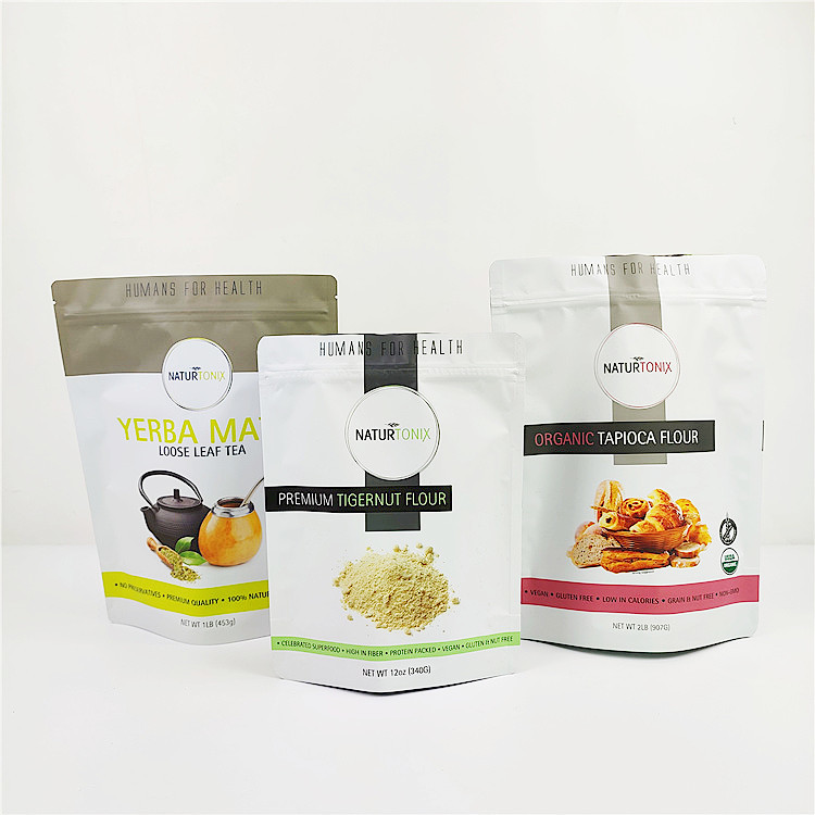 100mic CMYK प्लास्टिक पैकेजिंग पाउच अनाज आईएसओ Gravure Mylar स्टैंड अप पाउच