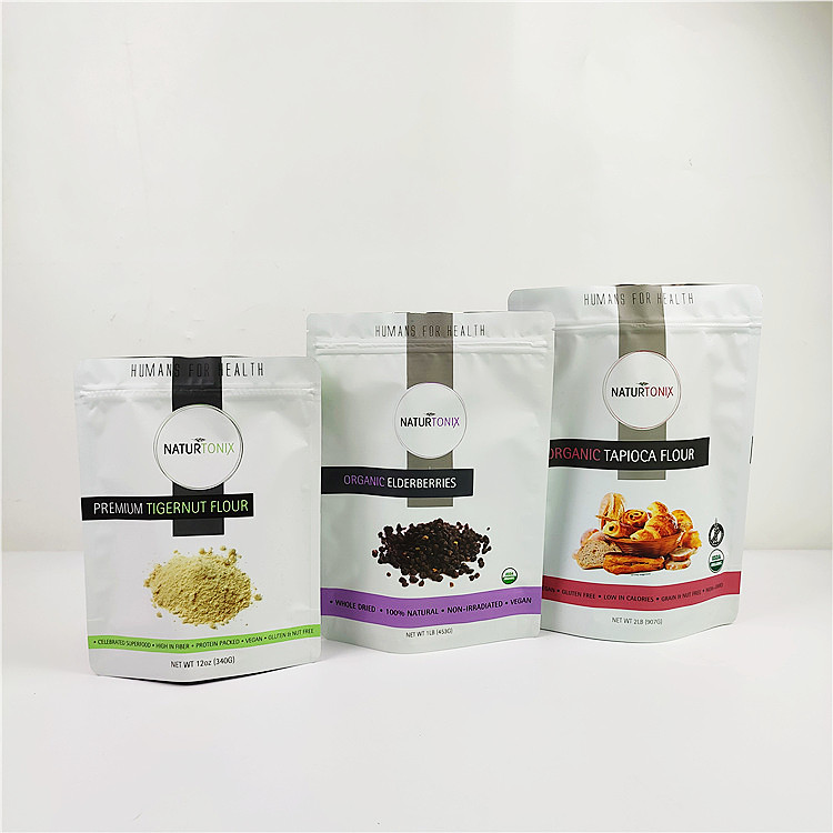 VMPET 90mic Mylar खाद्य पैकेजिंग बैग एल्यूमीनियम पन्नी पाउडर 0.2 मिमी मोटाई: