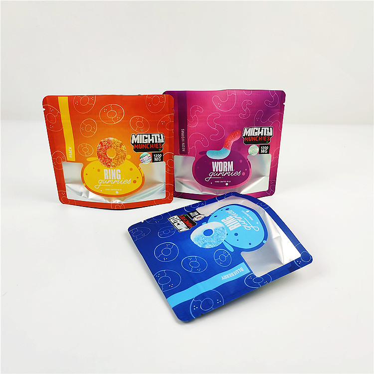 एसजीएस 80mic सीएमवाईके हर्बल धूप पैकेजिंग 200 ग्राम एमओपीपी एल्यूमिनियम फोइल माइलर बैग: