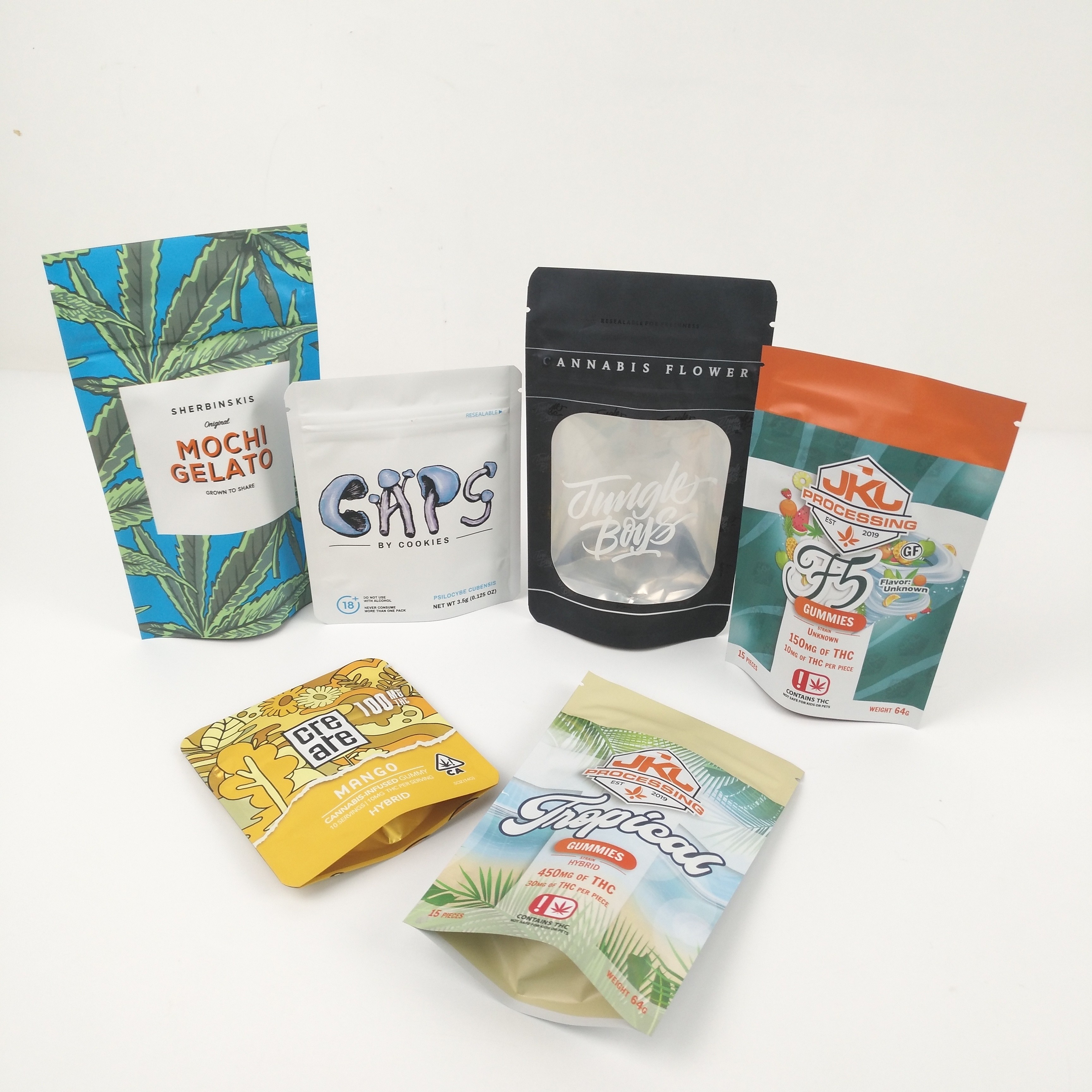 सीएमवाईके 200 एमआईसी मैट एल्यूमिनियम फोइल पाउच वीएमपीईटी ग्रेवर डोयपैक जिपर पाउच: