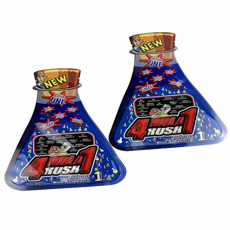 डिजिटल प्रिंट कस्टम आकार नारियल तेल पाउच माइलर फूड फ्लैट बैग स्नैक कैंडी पाउच मातम फूल के लिए