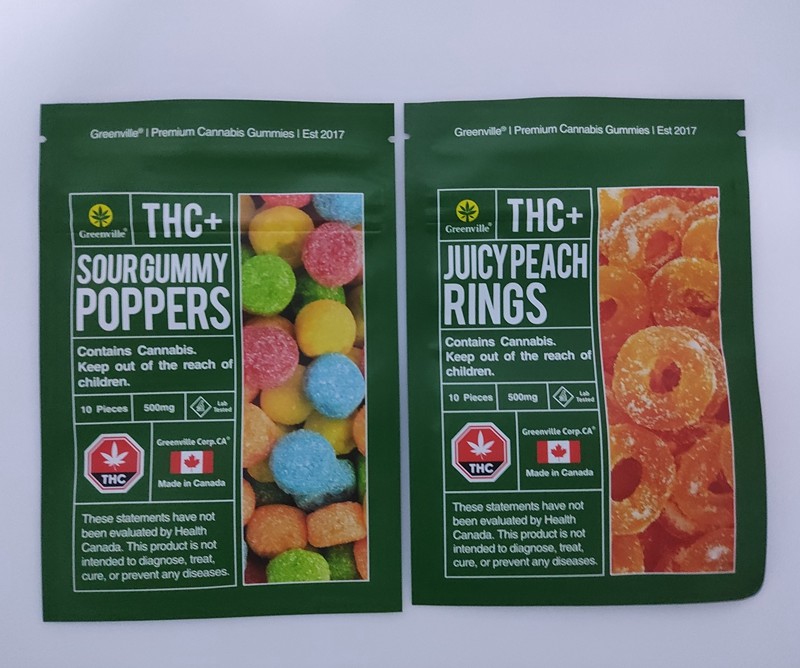 1 जी 4 जी 7 जी 10 जी एल्यूमिनियम फोइल दोस्त पैकेजिंग बैग सीबीडी गमियां पाउच डेल्टा 8 जिपर के साथ गंध सबूत बैग