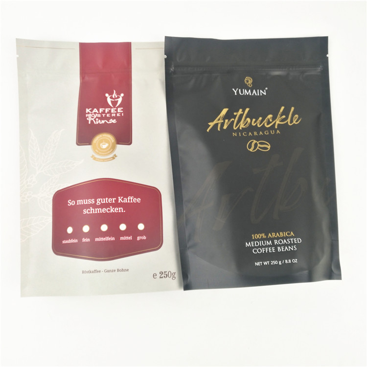 CMYK MOPP Resealable Zipper पाउच नमी सबूत क्राफ्ट पेपर OPP AL