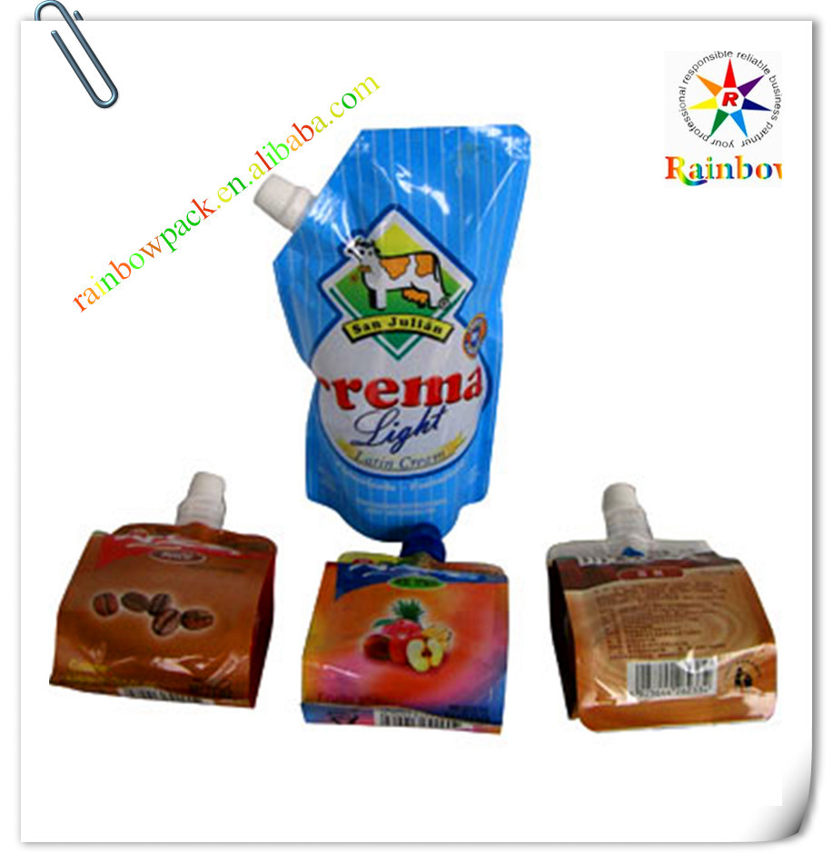 एल्यूमीनियम पन्नी स्टैंड अप बैग पीईटी / एनवाई / पीई खाद्य ग्रेड रंगीन मुद्रण के साथ