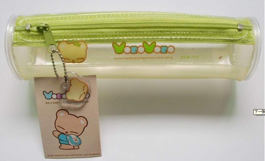 स्टेशनरी पैकेजिंग के लिए स्लाइडर जिपर के साथ गोल पन्नी पैकेजिंग बैग