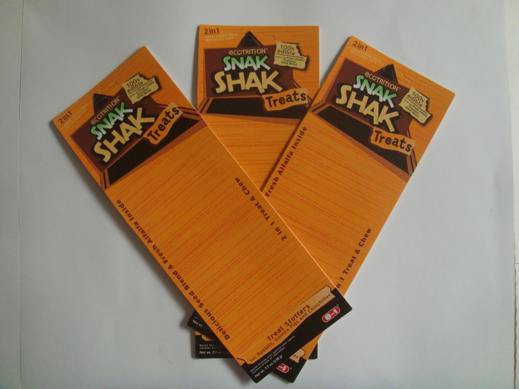 आकर्षक ब्लिस्टर कार्ड पैकेजिंग यूरो हैंग छेद के साथ 250 ग्राम क्राफ्ट पेपर