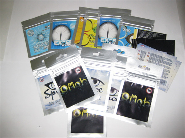 स्पाइस पोटपौरी के लिए अनुकूलित शीर्ष जिपलॉक हर्बल बैग बैग जिपर