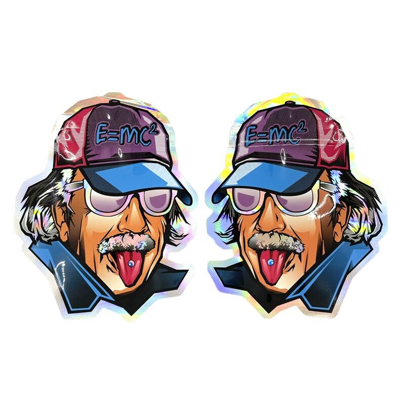 सॉफ्ट टच मायलर फ़ॉइल मिनी पाउच जिपलॉक के साथ गोल आकार का कट मर जाते हैं