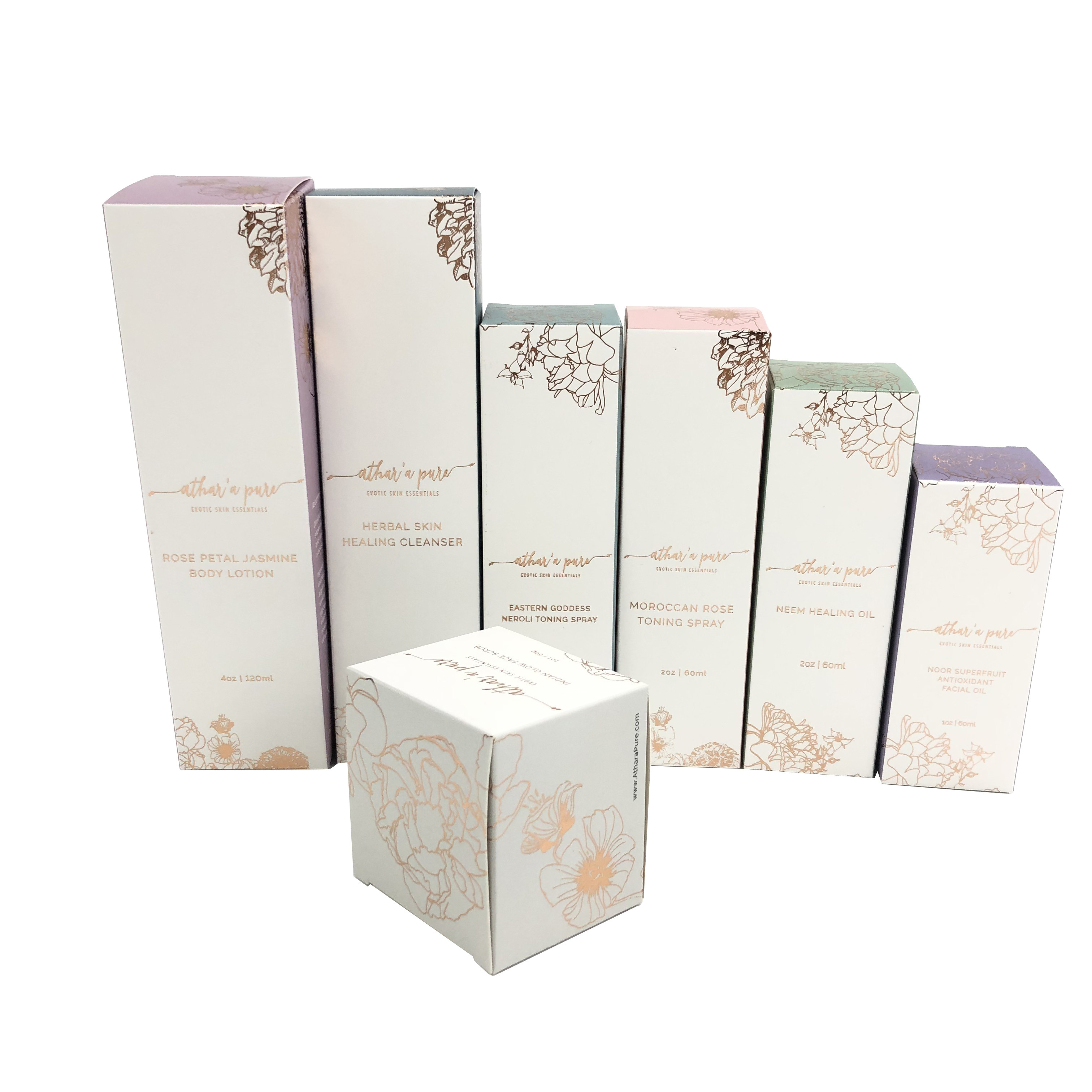 कॉस्मेटिक पैकेजिंग पेपर बॉक्स पुनर्नवीनीकरण रंग मुद्रण लोगो कस्टम बरौनी पैकेजिंग बॉक्स सोने की पन्नी मुद्रांकन के साथ