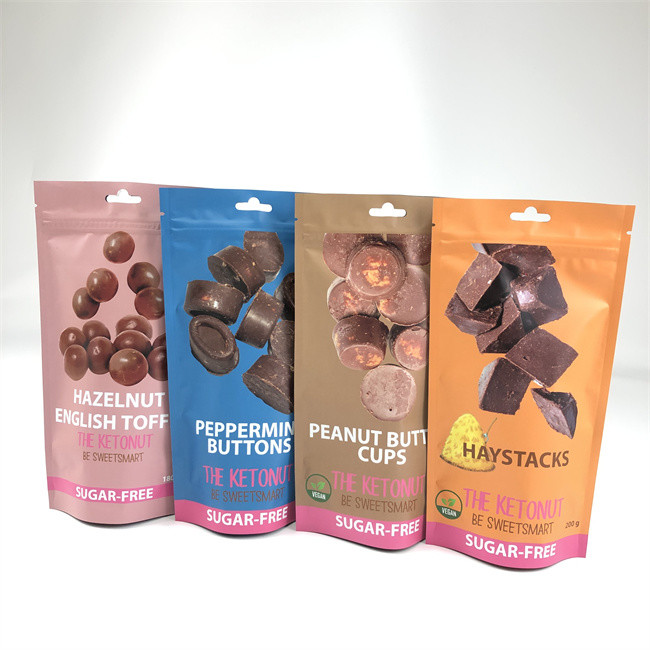 CMYK 110mic जिपर स्टैंड अप पाउच एडिबल्स गांजा चाइल्ड प्रूफ मायलर बैग्स