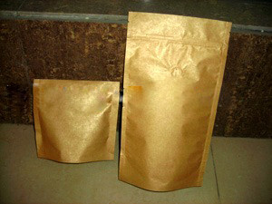 Ziplock टुकड़े टुकड़े में एल्यूमीनियम पन्नी पूर्ण मुद्रण प्लास्टिक बैग सोने खड़े मैट खत्म