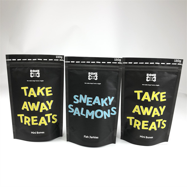 सीएमवाईके मुद्रित प्लास्टिक पाउच पैकेजिंग क्राफ्ट पेपर डॉग फूड बैग